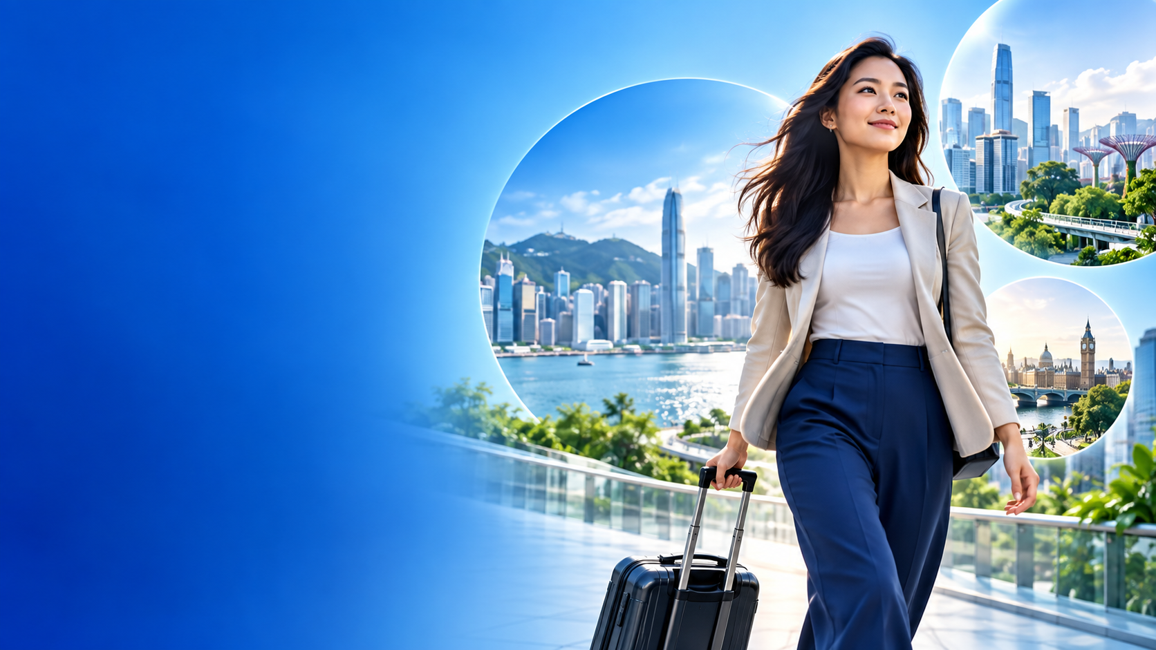 Professional travelling between cities